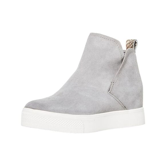 DOLCE VITA Shoes - DOLCE VITA Womens Gray Snake 1" Platform Walker Wedge Athletic Sneakers 6.5